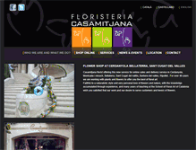 Tablet Screenshot of floristeriacasamitjana.cat